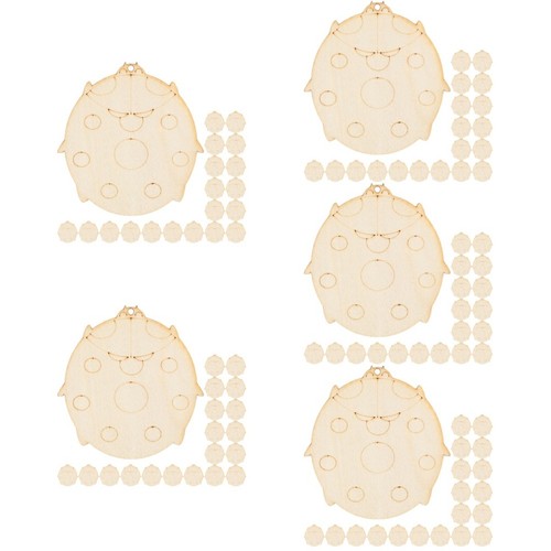 100 pezzi forme coccinella - pezzi,